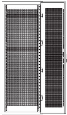 IP20 EN 60529 Mode de refroidissement par rayonnement thermique naturel du Cabinet télécom d'intérieur